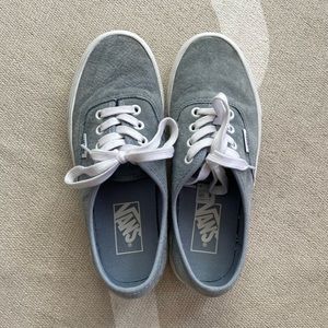 Vans Authentic Pig Suede Ashley Blue Shoes Women's
